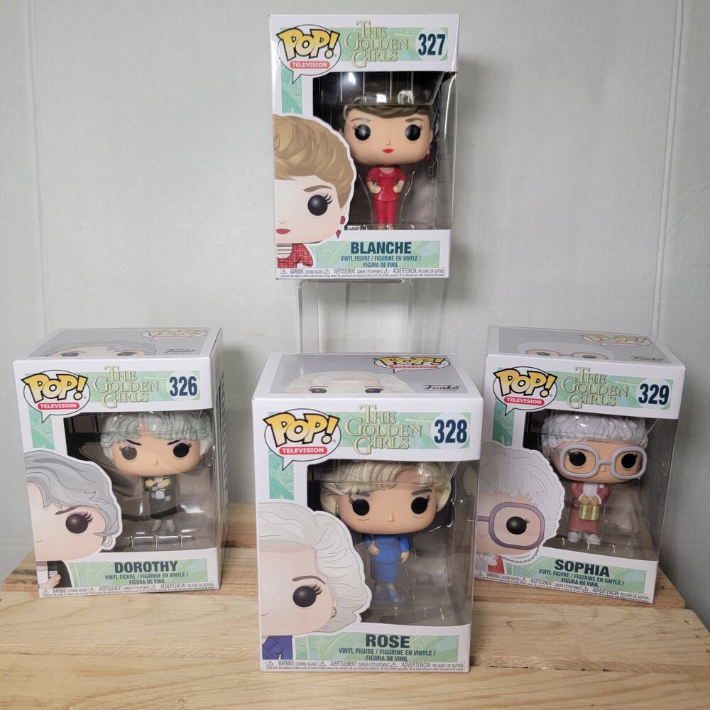 Set of 4 POP! Television The Golden Girls - NEW